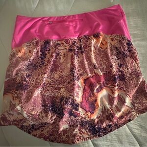 Lululemon says zero 12 skort pink